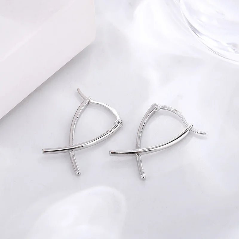 Trendy Jewelry Simply Earrings Unique Geometry Earrings For Women Gift Earings Fashion Jewelry Korean Silver Color Earrings - TheGlamTrend200001034:361180qd388qd388Trendy Jewelry Simply Earrings Unique Geometry Earrings For Women Gift Earings Fashion Jewelry Korean Silver Color Earrings