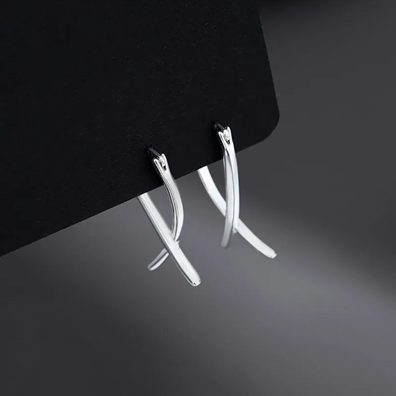 Trendy Jewelry Simply Earrings Unique Geometry Earrings For Women Gift Earings Fashion Jewelry Korean Silver Color Earrings - TheGlamTrend200001034:361180qd388qd388Trendy Jewelry Simply Earrings Unique Geometry Earrings For Women Gift Earings Fashion Jewelry Korean Silver Color Earrings