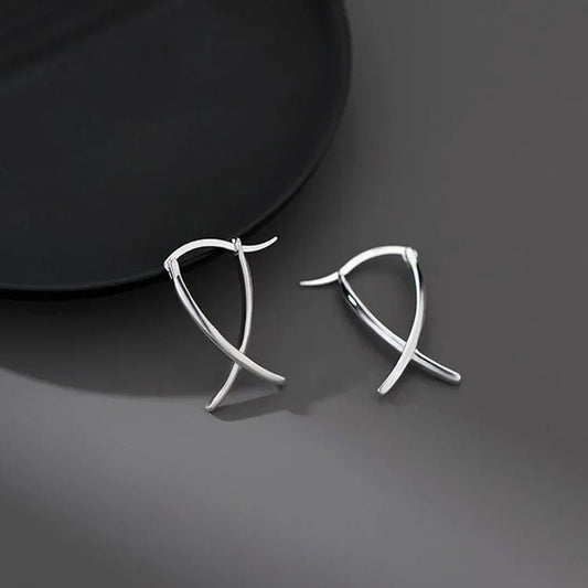 Trendy Jewelry Simply Earrings Unique Geometry Earrings For Women Gift Earings Fashion Jewelry Korean Silver Color Earrings - TheGlamTrend200001034:361180qd388qd388Trendy Jewelry Simply Earrings Unique Geometry Earrings For Women Gift Earings Fashion Jewelry Korean Silver Color Earrings