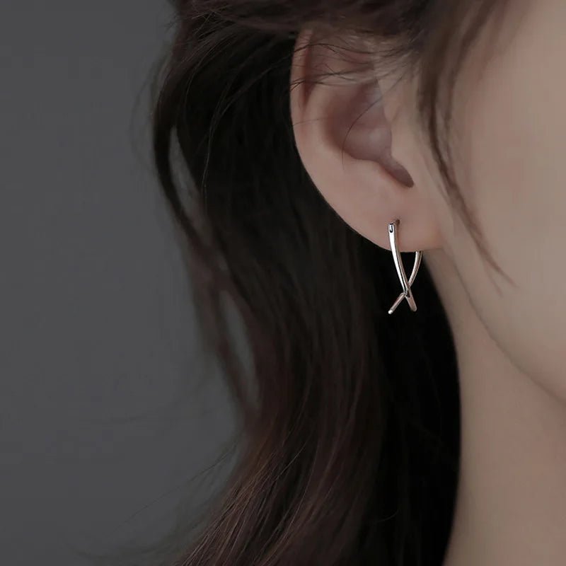 Trendy Jewelry Simply Earrings Unique Geometry Earrings For Women Gift Earings Fashion Jewelry Korean Silver Color Earrings - TheGlamTrend200001034:361180qd388qd388Trendy Jewelry Simply Earrings Unique Geometry Earrings For Women Gift Earings Fashion Jewelry Korean Silver Color Earrings