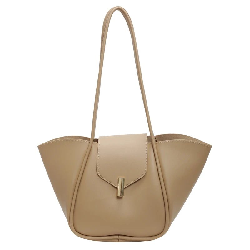 ‌Trendy PU Tote Bags for Women 2025 Oversized Commuter Bag Fashionable Work Purse Lightweight Beach Shopping Shoulder Bag - TheGlamTrend14:200001438Khaki‌Trendy PU Tote Bags for Women 2025 Oversized Commuter Bag Fashionable Work Purse Lightweight Beach Shopping Shoulder Bag