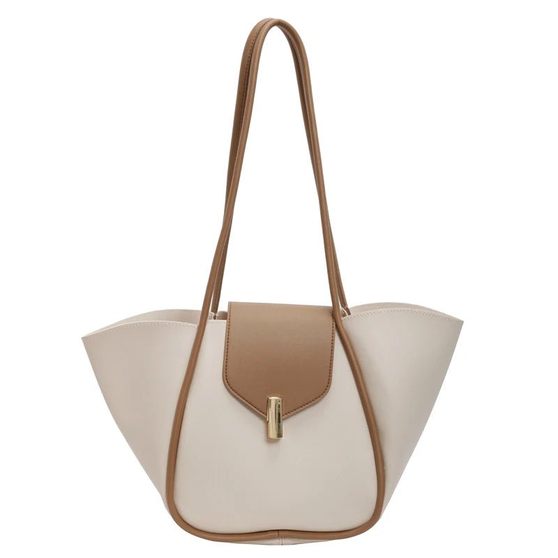 ‌Trendy PU Tote Bags for Women 2025 Oversized Commuter Bag Fashionable Work Purse Lightweight Beach Shopping Shoulder Bag - TheGlamTrend14:771Beige‌Trendy PU Tote Bags for Women 2025 Oversized Commuter Bag Fashionable Work Purse Lightweight Beach Shopping Shoulder Bag