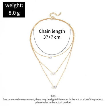 Trendy Zircon Pendant Necklace For Women Multilayer Chain Choker Fashion Female Party Shiny Jewelry Gift - TheGlamTrend200001034:20144781533Trendy Zircon Pendant Necklace For Women Multilayer Chain Choker Fashion Female Party Shiny Jewelry Gift