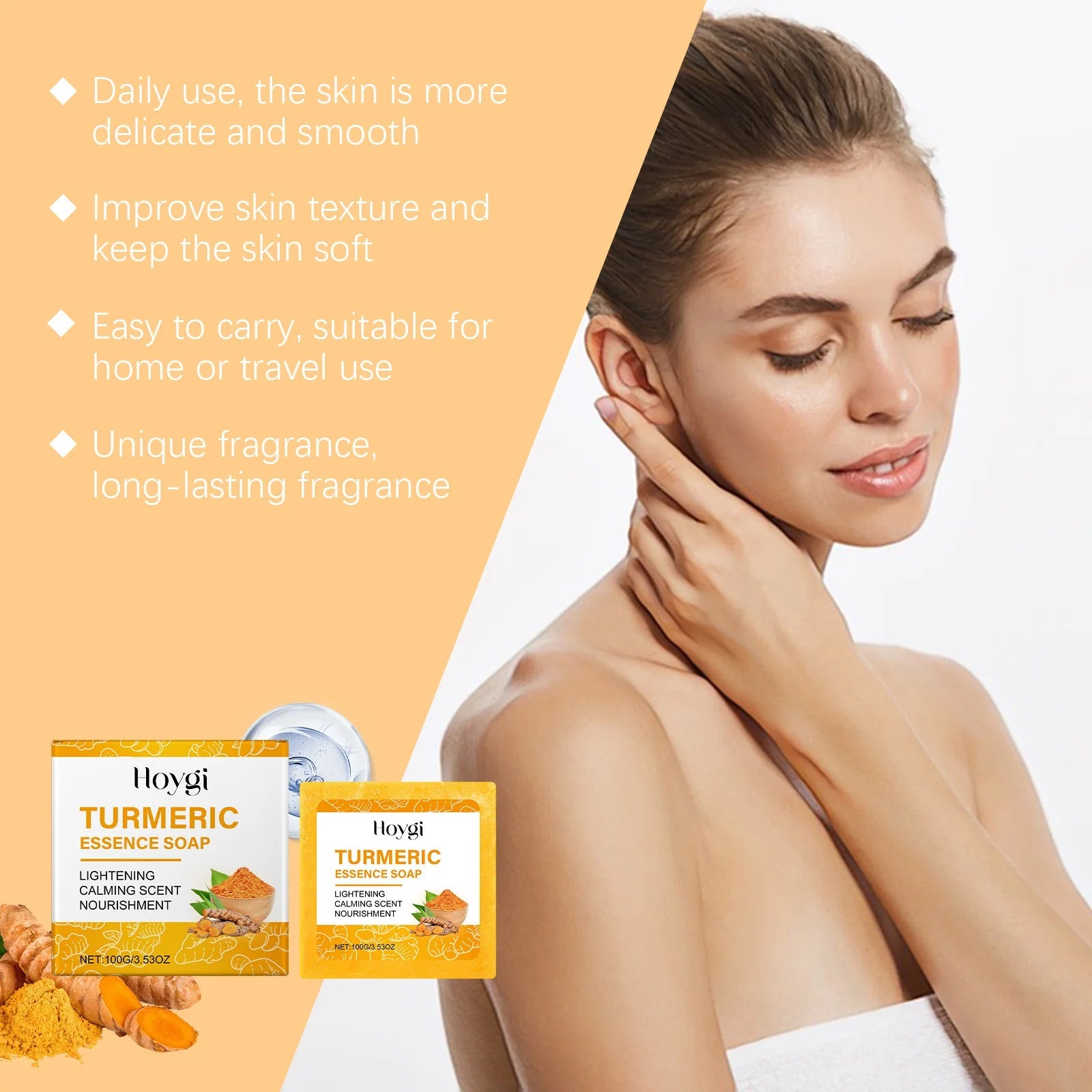 Turmeric Skincare Set Body Soap Anti Acne Dark Spot Corrector Improve Dry Skin Moisturizing Face Cream Brightening Facial Serum - TheGlamTrend14:365462Serum 60mlSerum 60mlTurmeric Skincare Set Body Soap Anti Acne Dark Spot Corrector Improve Dry Skin Moisturizing Face Cream Brightening Facial Serum