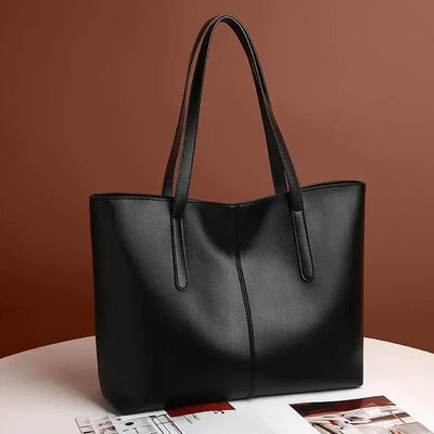 Women Fashion Bag Tote Bags for PU Shoulder Bag for Women Versatile Large Capacity Bags Split Leather Totes Handbag Work Travel - TheGlamTrend14:173BlackBlackWomen Fashion Bag Tote Bags for PU Shoulder Bag for Women Versatile Large Capacity Bags Split Leather Totes Handbag Work Travel