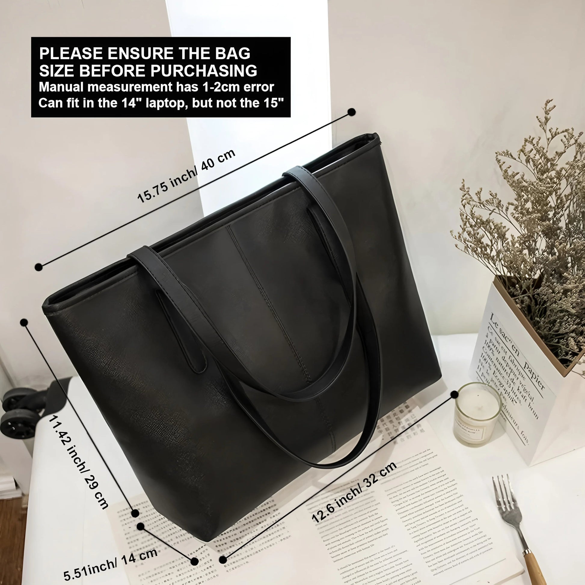 Women Fashion Bag Tote Bags for PU Shoulder Bag for Women Versatile Large Capacity Bags Split Leather Totes Handbag Work Travel - TheGlamTrend14:173BlackBlackWomen Fashion Bag Tote Bags for PU Shoulder Bag for Women Versatile Large Capacity Bags Split Leather Totes Handbag Work Travel