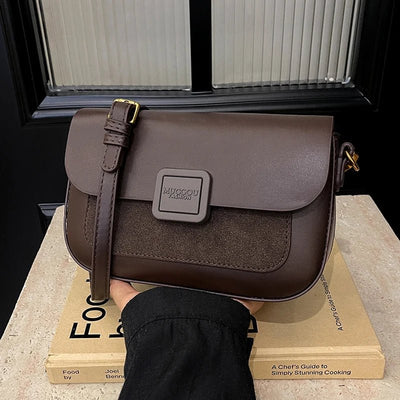 Women's Bag 2025 Autumn and Winter Simple Fashion Small Square Bag Korean Style High - Grade Fashion All - Match Casual Shoulder Bag - TheGlamTrend14:193BlackBlackWomen's Bag 2025 Autumn and Winter Simple Fashion Small Square Bag Korean Style High - Grade Fashion All - Match Casual Shoulder Bag