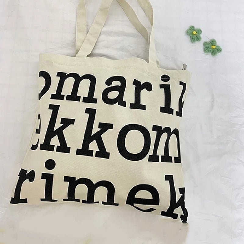Women's Bag Cheap Casual Large Capacity Shoulder Bags Shopper Canvas Letter Fashion Harajuku Zipper Print Handbags - TheGlamTrend14:771BlackBlackWomen's Bag Cheap Casual Large Capacity Shoulder Bags Shopper Canvas Letter Fashion Harajuku Zipper Print Handbags