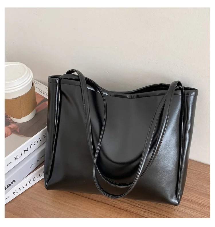 Women's Bag Simple Large Capacity Shoulder Bags For Women Waterproof Tote Bag Daily Commuting Handbag - TheGlamTrend14:193blackblackWomen's Bag Simple Large Capacity Shoulder Bags For Women Waterproof Tote Bag Daily Commuting Handbag