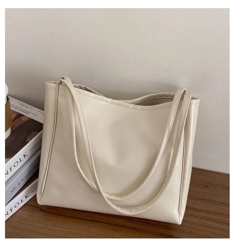 Women's Bag Simple Large Capacity Shoulder Bags For Women Waterproof Tote Bag Daily Commuting Handbag - TheGlamTrend14:29whitewhiteWomen's Bag Simple Large Capacity Shoulder Bags For Women Waterproof Tote Bag Daily Commuting Handbag