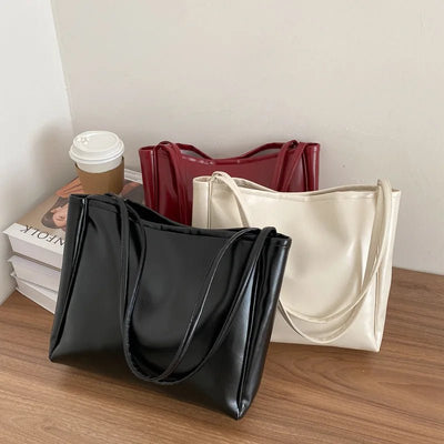 Women's Bag Simple Large Capacity Shoulder Bags For Women Waterproof Tote Bag Daily Commuting Handbag - TheGlamTrend14:365458brownbrownWomen's Bag Simple Large Capacity Shoulder Bags For Women Waterproof Tote Bag Daily Commuting Handbag