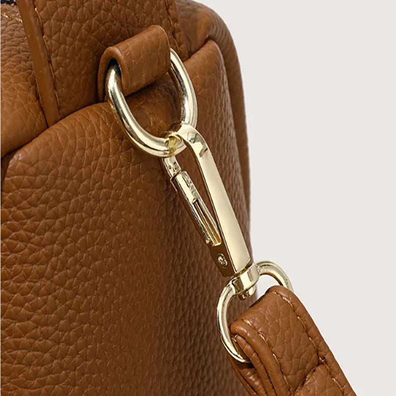 Women's Bags Fashion PU Leather Top Carrying Bag Handbags Multi Pocket Design Multifunctional Crossbody Tote Bag - TheGlamTrend14:771brownbrownWomen's Bags Fashion PU Leather Top Carrying Bag Handbags Multi Pocket Design Multifunctional Crossbody Tote Bag