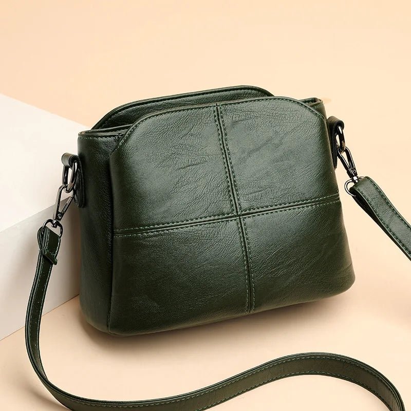 Women's Bags Retro Design Crossbody Bag Trend Quality PU Leather Bucket Shoulder Bags Small Handbags for Women - TheGlamTrend14:100018786greengreenWomen's Bags Retro Design Crossbody Bag Trend Quality PU Leather Bucket Shoulder Bags Small Handbags for Women