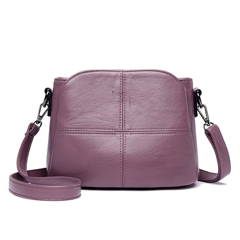 Women's Bags Retro Design Crossbody Bag Trend Quality PU Leather Bucket Shoulder Bags Small Handbags for Women - TheGlamTrend14:350850purplepurpleWomen's Bags Retro Design Crossbody Bag Trend Quality PU Leather Bucket Shoulder Bags Small Handbags for Women
