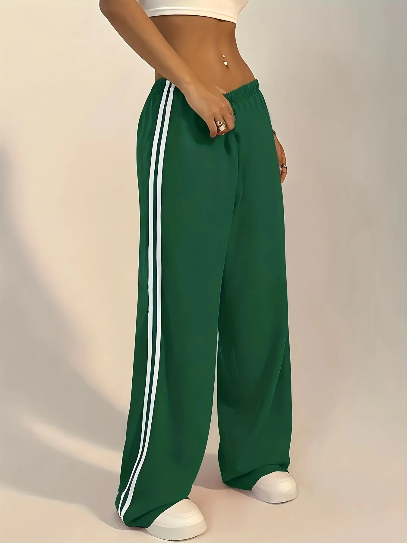 Women's casual long pants versatile fashion trousers spring and autumn style girls solid color pants - TheGlamTrend14:175;5:872greenXSWomen's casual long pants versatile fashion trousers spring and autumn style girls solid color pants