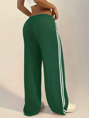 Women's casual long pants versatile fashion trousers spring and autumn style girls solid color pants - TheGlamTrend14:175;5:872greenXSWomen's casual long pants versatile fashion trousers spring and autumn style girls solid color pants