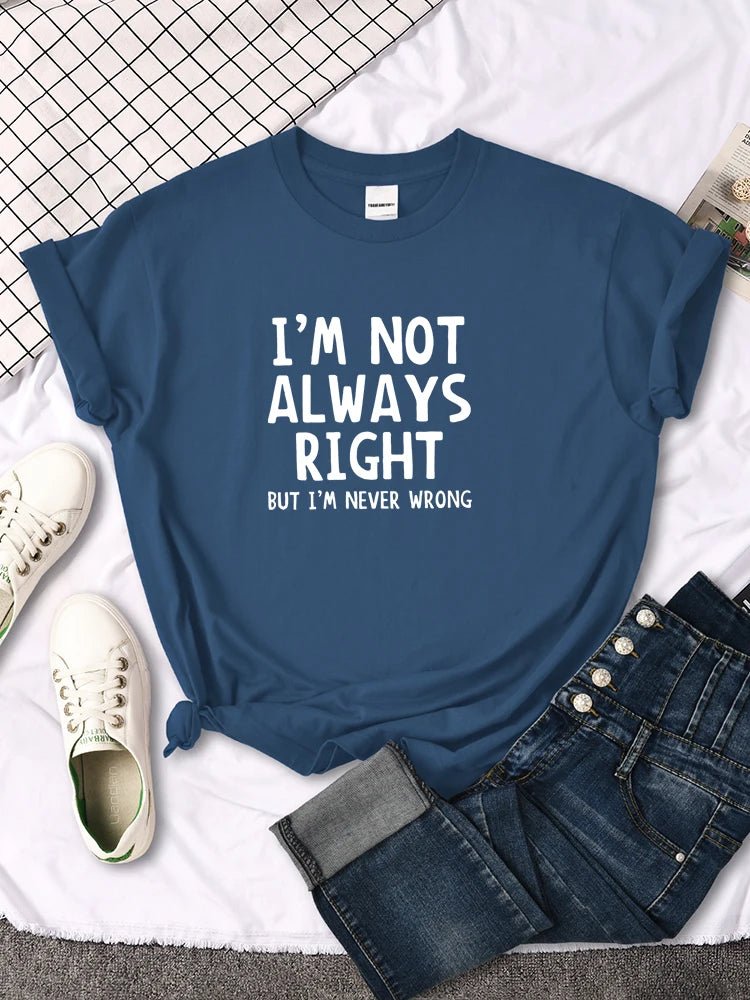 Women's T-Shirt Cool Interesting Letters Printed Tees Female Summer Oversized Tshirt Woman Round Neck Casual Tshirt Tops - TheGlamTrend14:173Haze Blue;5:361386Haze BlueMWomen's T-Shirt Cool Interesting Letters Printed Tees Female Summer Oversized Tshirt Woman Round Neck Casual Tshirt Tops