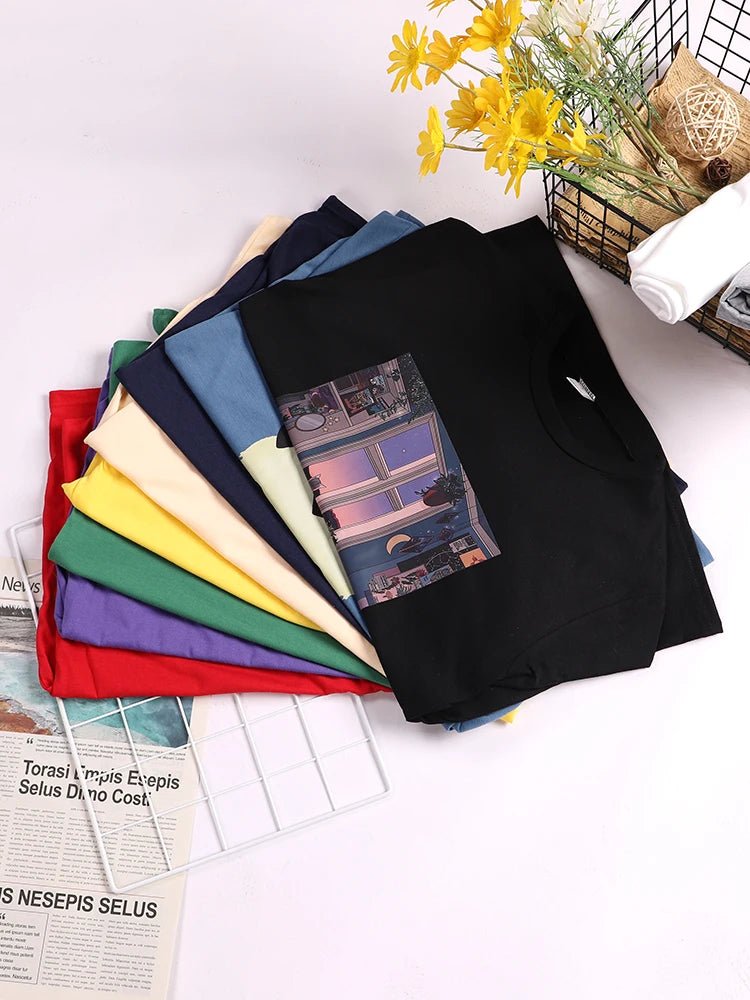 Women's T-Shirt Cool Interesting Letters Printed Tees Female Summer Oversized Tshirt Woman Round Neck Casual Tshirt Tops - TheGlamTrend14:193Black;5:4183BlackXXXLWomen's T-Shirt Cool Interesting Letters Printed Tees Female Summer Oversized Tshirt Woman Round Neck Casual Tshirt Tops