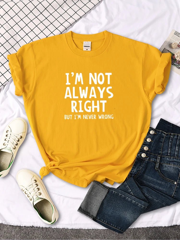 Women's T-Shirt Cool Interesting Letters Printed Tees Female Summer Oversized Tshirt Woman Round Neck Casual Tshirt Tops - TheGlamTrend14:366Yellow;5:100014065YellowXLWomen's T-Shirt Cool Interesting Letters Printed Tees Female Summer Oversized Tshirt Woman Round Neck Casual Tshirt Tops