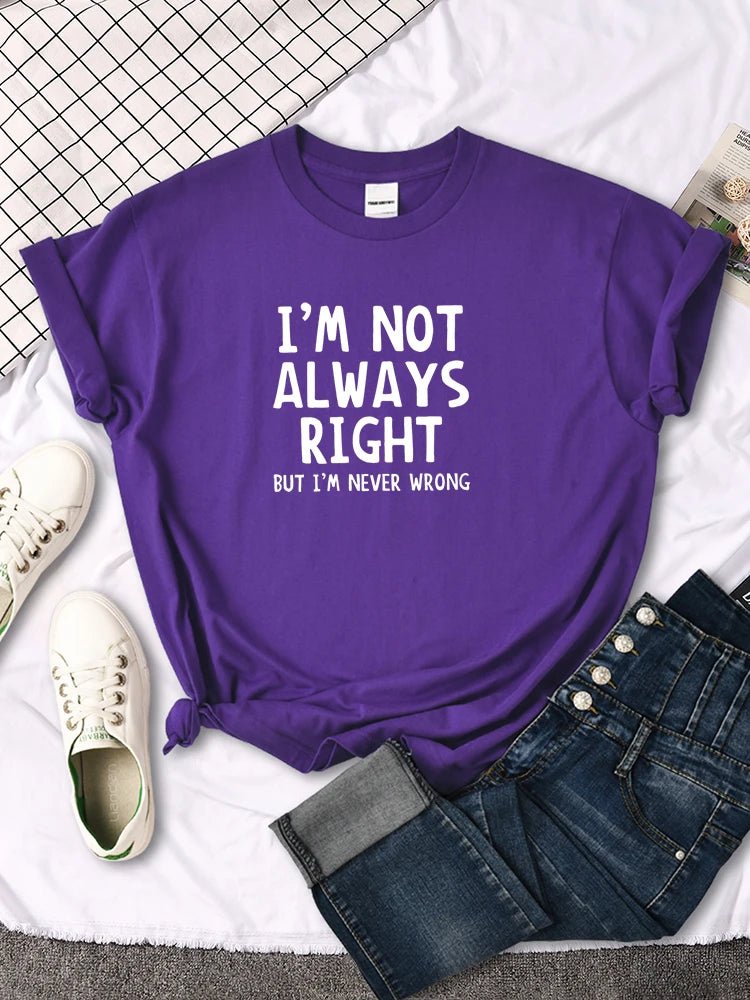 Women's T-Shirt Cool Interesting Letters Printed Tees Female Summer Oversized Tshirt Woman Round Neck Casual Tshirt Tops - TheGlamTrend14:496Purple;5:4183PurpleXXXLWomen's T-Shirt Cool Interesting Letters Printed Tees Female Summer Oversized Tshirt Woman Round Neck Casual Tshirt Tops