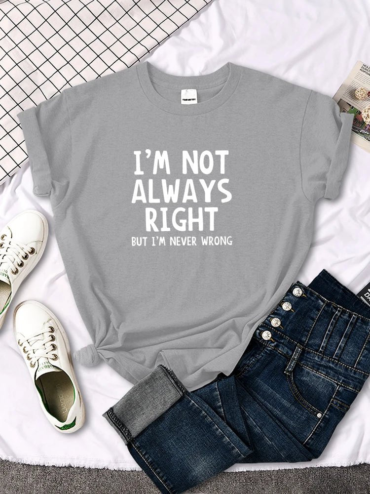 Women's T-Shirt Cool Interesting Letters Printed Tees Female Summer Oversized Tshirt Woman Round Neck Casual Tshirt Tops - TheGlamTrend14:691Gray;5:100014065GrayXLWomen's T-Shirt Cool Interesting Letters Printed Tees Female Summer Oversized Tshirt Woman Round Neck Casual Tshirt Tops