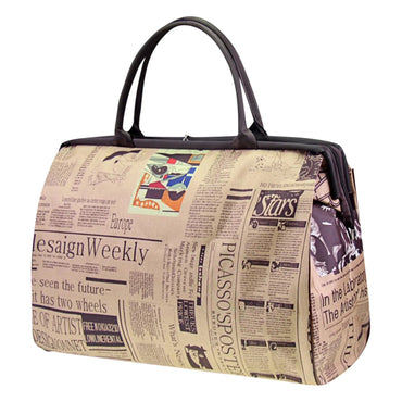 Women'S Waterproof Handbag Travel Bag Newspaper Printed Vintage Bag Fashion Women'S Handbag Bags For Women сумка женская Bolso - TheGlamTrend14:1419213620Multi color;5:200001598One SizeMulti colorOne SizeWomen'S Waterproof Handbag Travel Bag Newspaper Printed Vintage Bag Fashion Women'S Handbag Bags For Women сумка женская Bolso